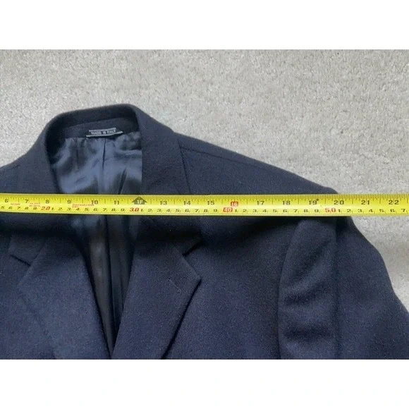 Today'sMan Pure Cashmere Blazer Made In Italy R44 Inch Deep Navy - Picture 7 of 16